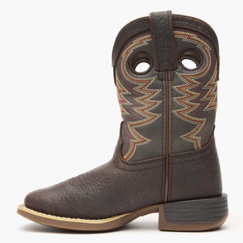 Durango Lil' Little Kid's Brown Western Boot In Multi