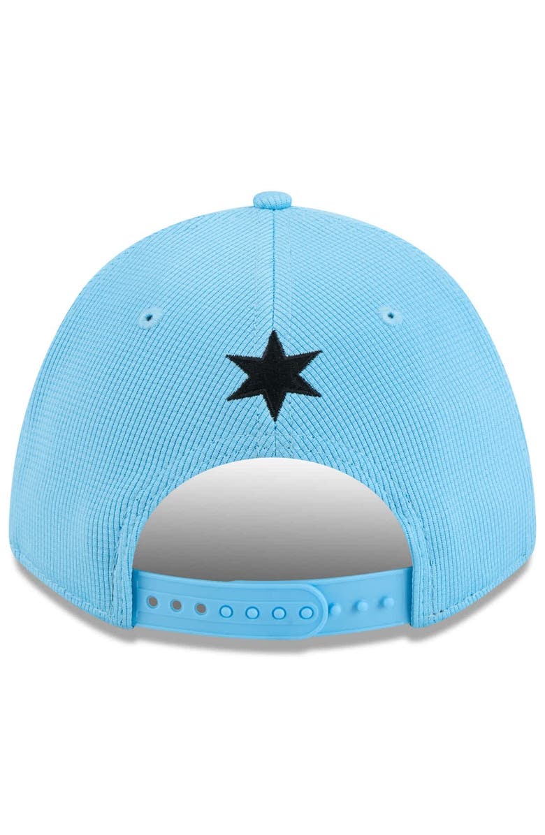 New Era Men's New Era Light Blue Minnesota United FC 2025 Jersey Hook 9FORTY M-Crown Adjustable Hat, Alternate, color, 