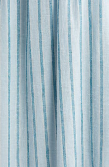 Iona Stripe Linen Blend Midi Dress