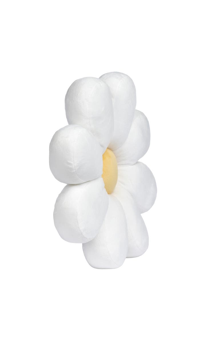 Lambs & Ivy Sweet Daisy Flower Decorative Pillow Plush Stuffed Toy, Alternate, color, White