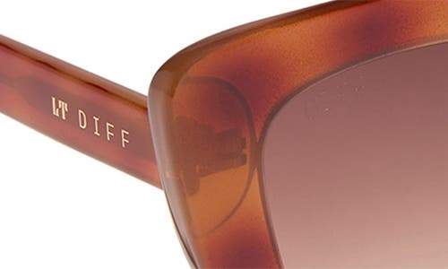 Diff 52mm Melody Sunglasses In Brown