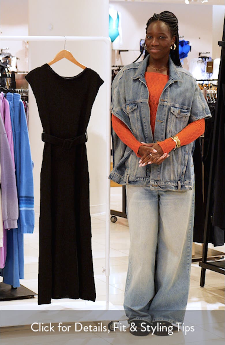 Alberta Belted Knit Dress, sales video thumbnail