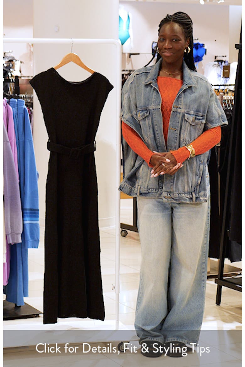 Alberta Belted Knit Dress video