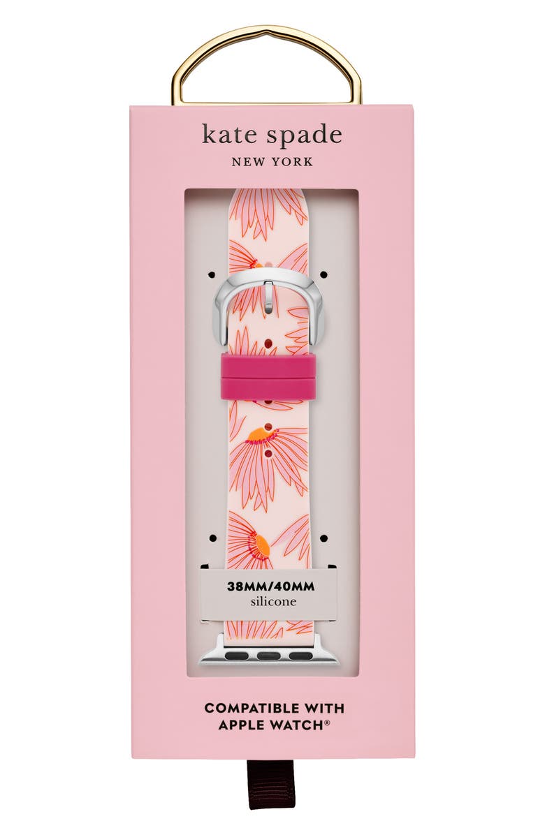 Kate Spade New York silicone 24mm Apple Watch<sup>®</sup> watchband, Alternate, color, 