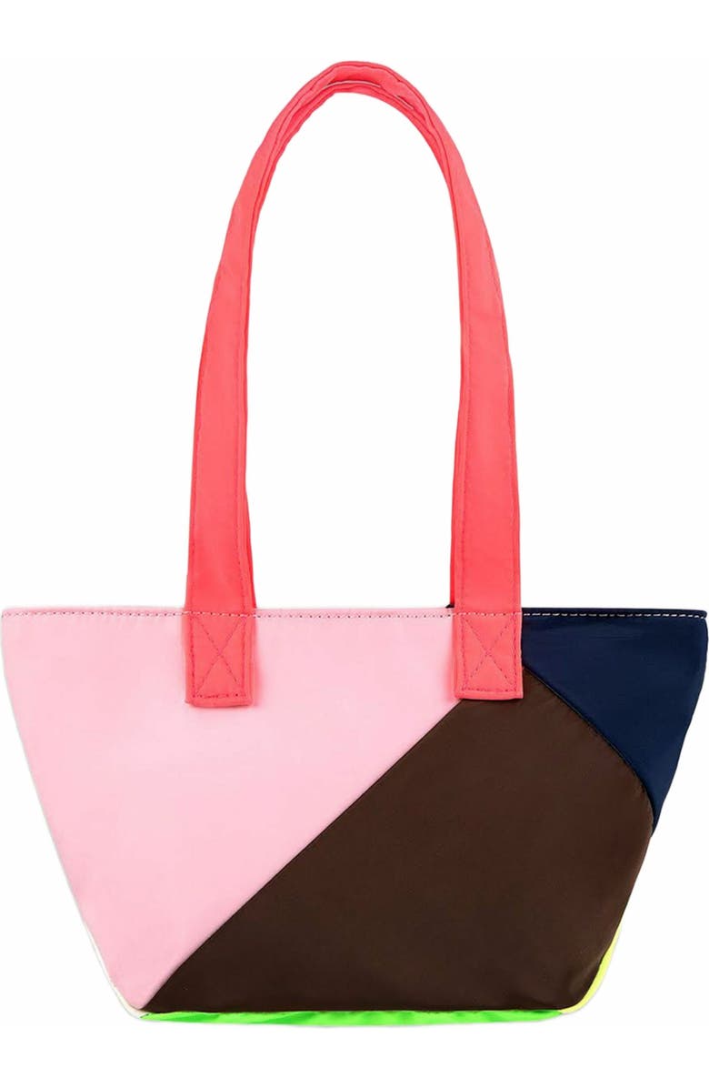 Cynthia Rowley Mini Colorblock Nylon Tote, Main, color,