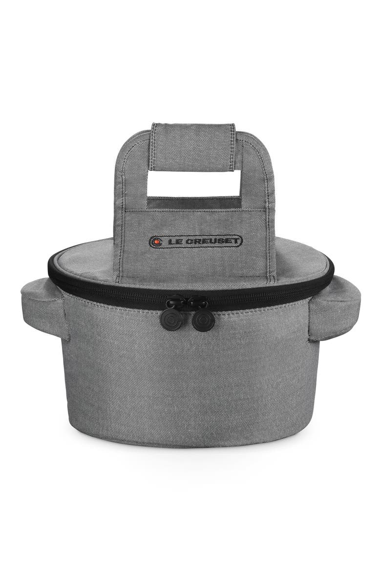 Round Dutch Oven Tote Bag, Main, color, NOIR