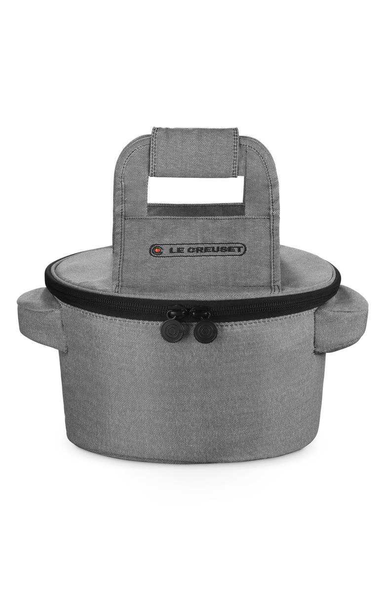 Le Creuset Round Dutch Oven Tote Bag, Main, color, Noir