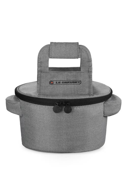 Le Creuset Round Dutch Oven Tote Bag In Gray