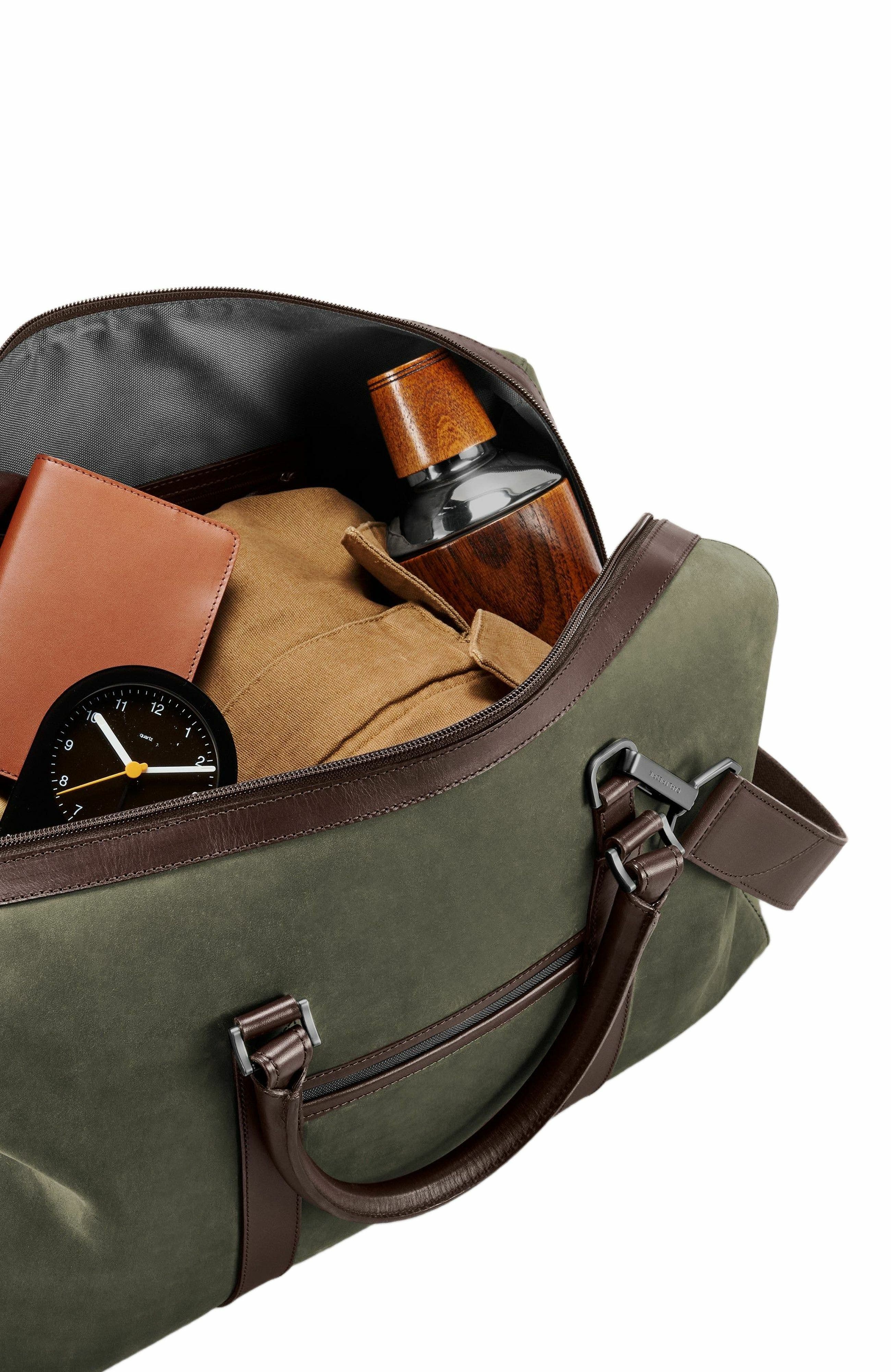 Carl Friedrik Compact Duffle Bag, Alternate, color, Olive