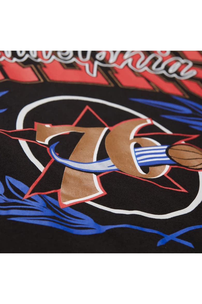 Men's Mitchell & Ness Black Philadelphia 76ers NBA x Michelob Ultra Rewind II T-Shirt, Alternate, color, Black