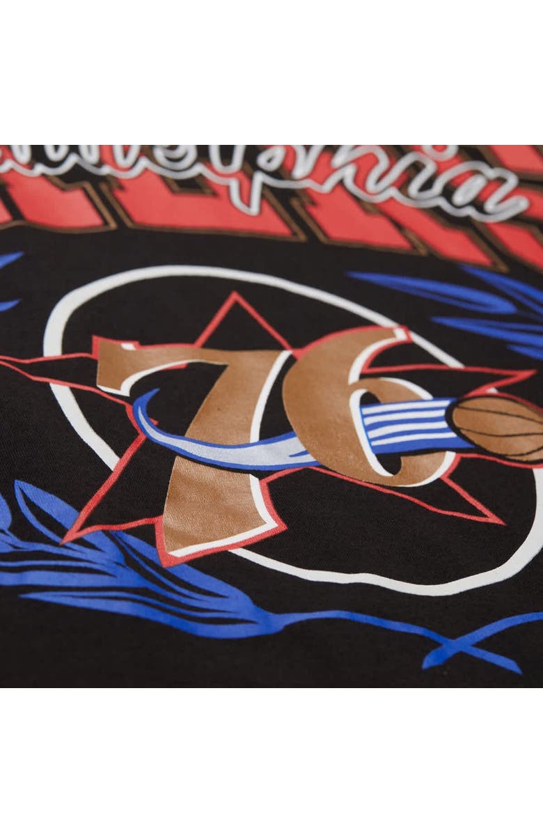 Mitchell & Ness Men's Mitchell & Ness Black Philadelphia 76ers NBA x Michelob Ultra Rewind II T-Shirt, Alternate, color, Black