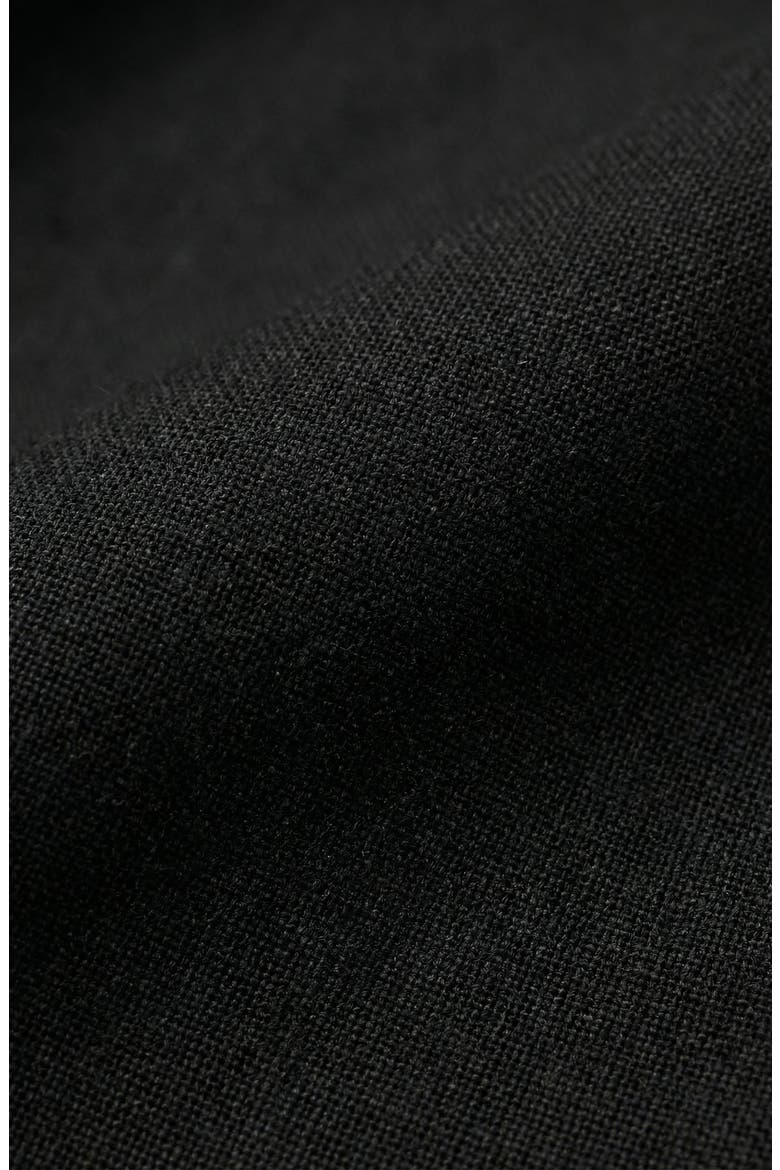 Short Sleeve Bubble Hem Midi Dress, Alternate, color, Black
