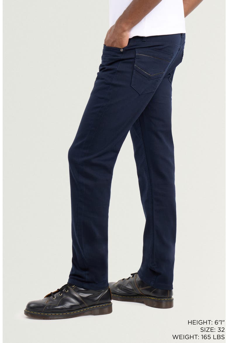 Commuter Stretch Cotton Blend Pants, Alternate, color, NAVY