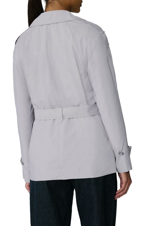 Soia & Kyo Medina Double Breasted Water Repellent Jacket In Stone