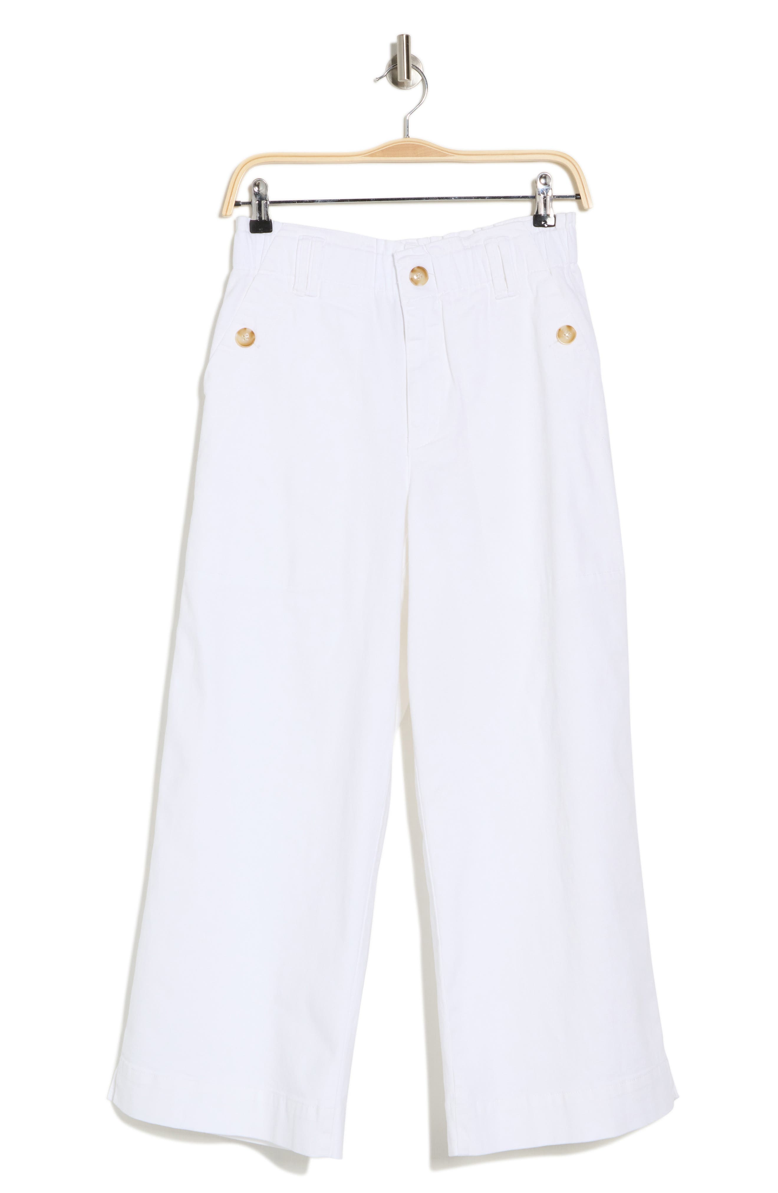 Democracy Wide Leg Ankle Crop Pants