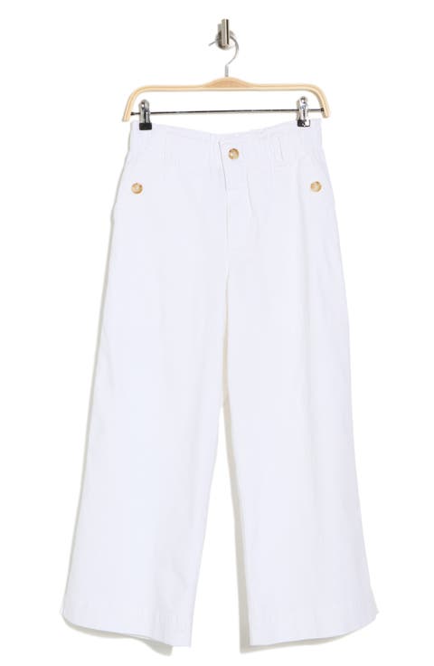 Wide Leg Ankle Crop Pants