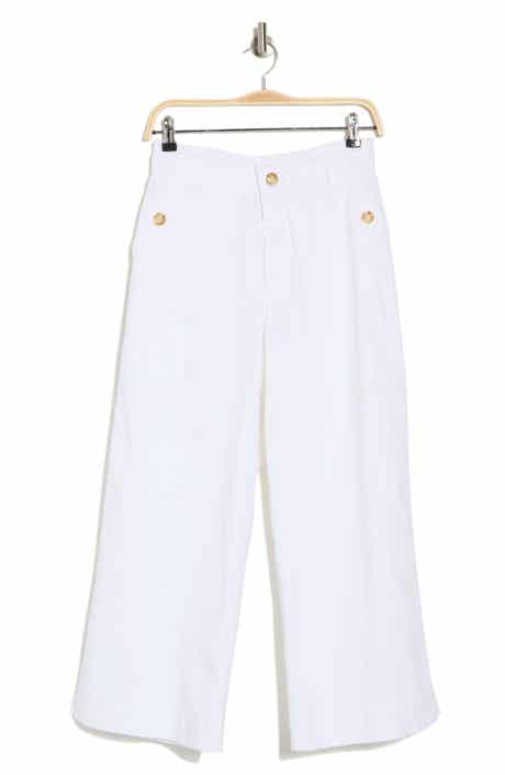 Democracy Wide Leg Ankle Crop Pants
