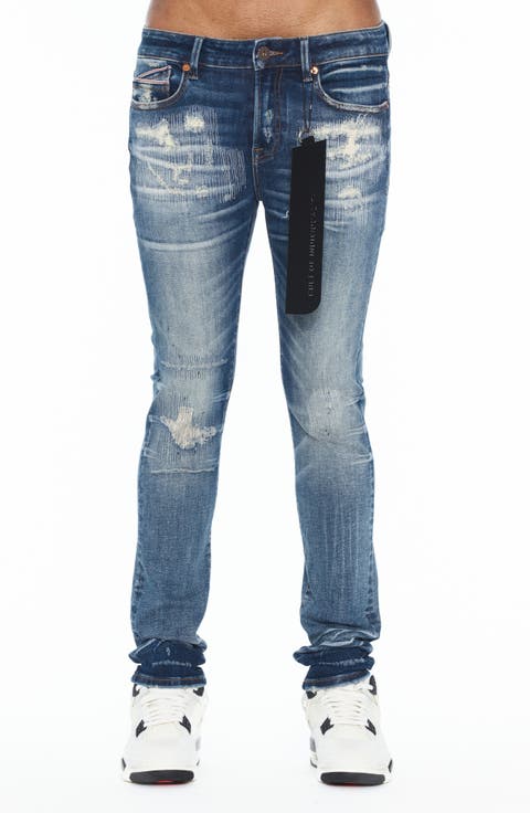 Punk 601 Super Skinny Distressed Jeans