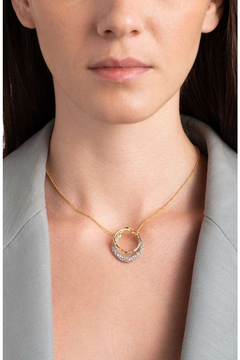 Solanes Crystal Orbit Pendant Necklace, Alternate, color, CRYSTALS
