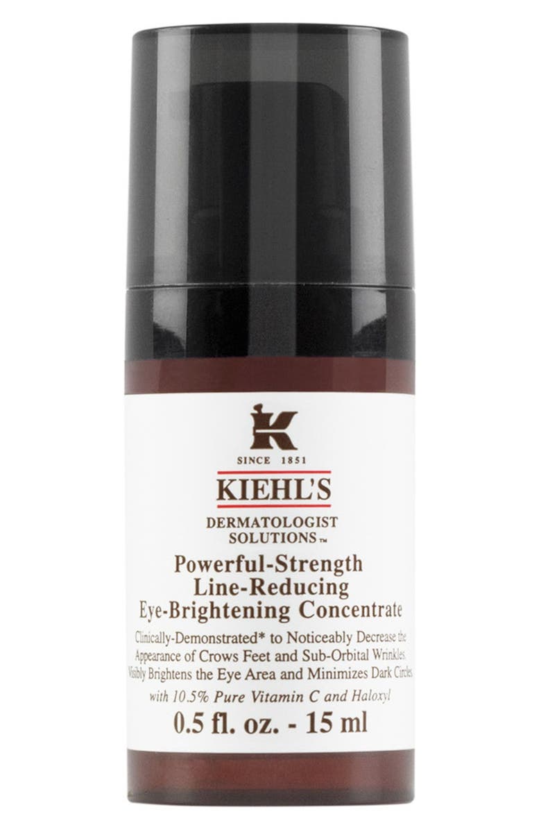 Kiehl's Since 1851 Dermatologist Solutions<sup>™</sup> Powerful-Strength Line-Reducing Eye-Brightening Concentrate Serum, Main, color,
