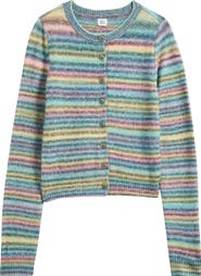 BDG Urban Outfitters Space Dye Stripe Cardigan