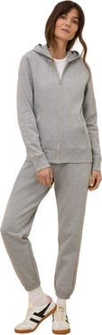 Pact Organic Cotton Brushed Fleece Zip Hoodie