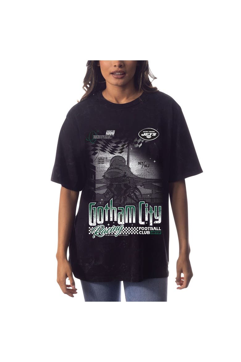 Unisex The Wild Collective Black New York Jets Tour Band T-Shirt, Alternate, color, Black