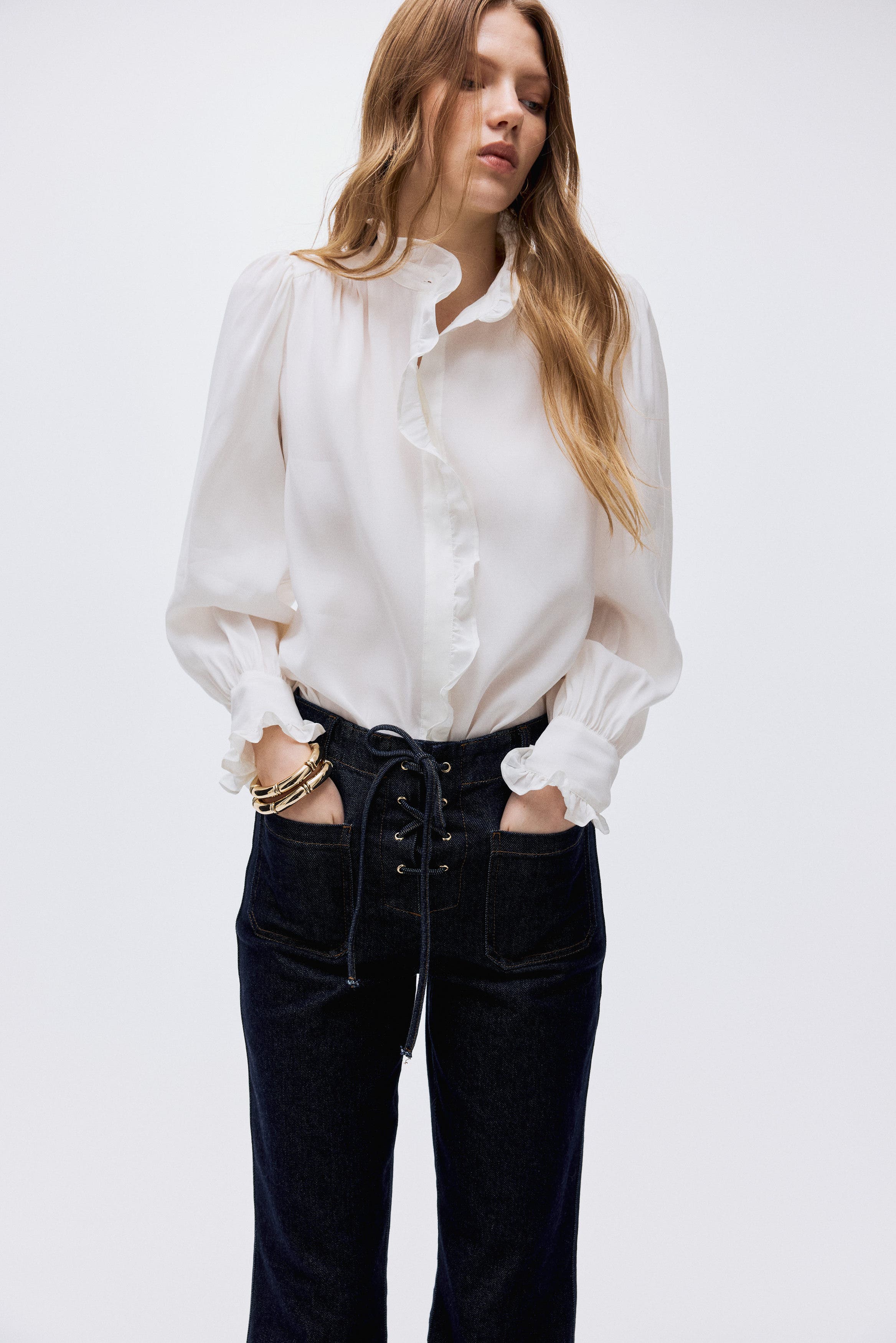 Flared High Jeans - image 2