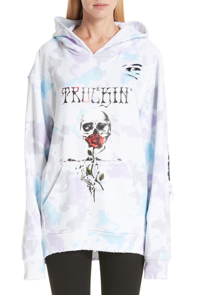 Perfect Truckin' Hoodie, Main, color, TYE DYE