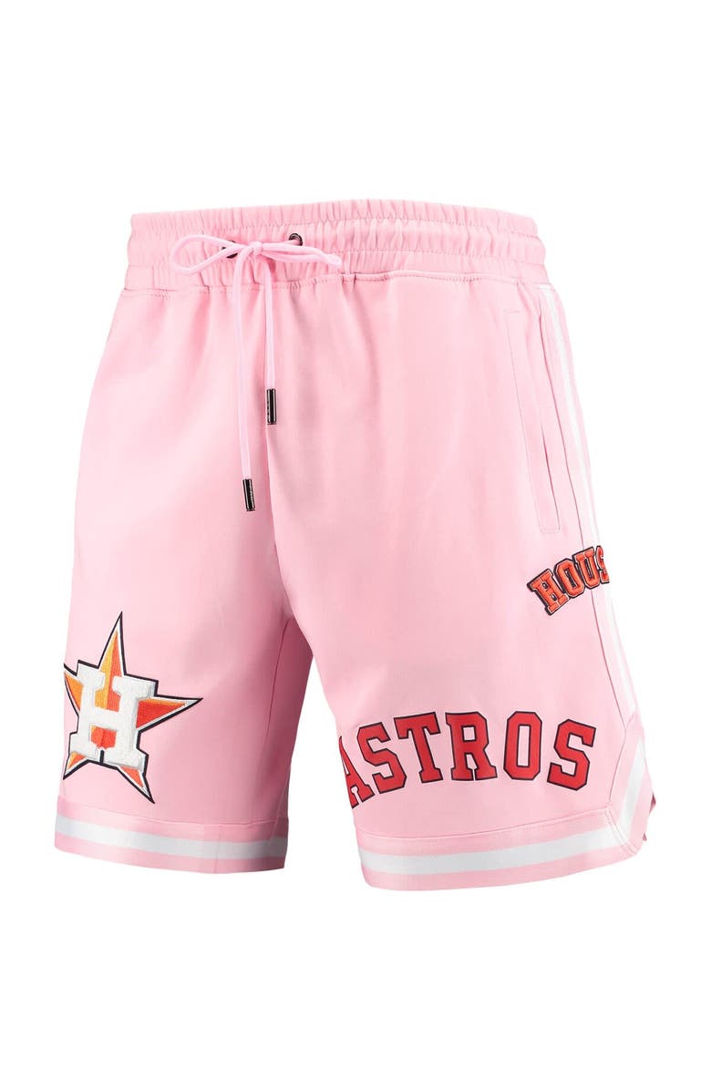 PRO STANDARD Men's Pro Standard Pink Houston Astros Logo Club Shorts, Alternate, color, Pink