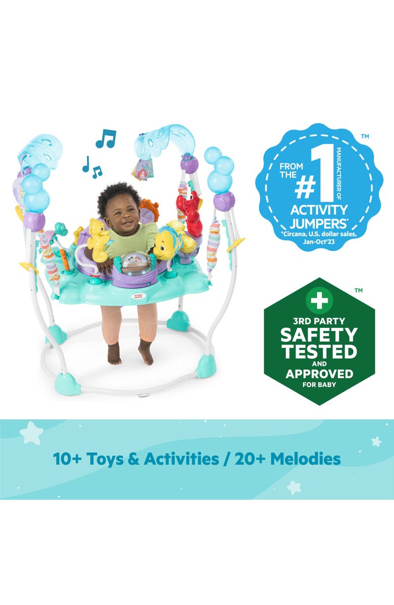 BRIGHT STARTS Disney The Little Mermaid Activity Jumper, Alternate, color, Multicolored