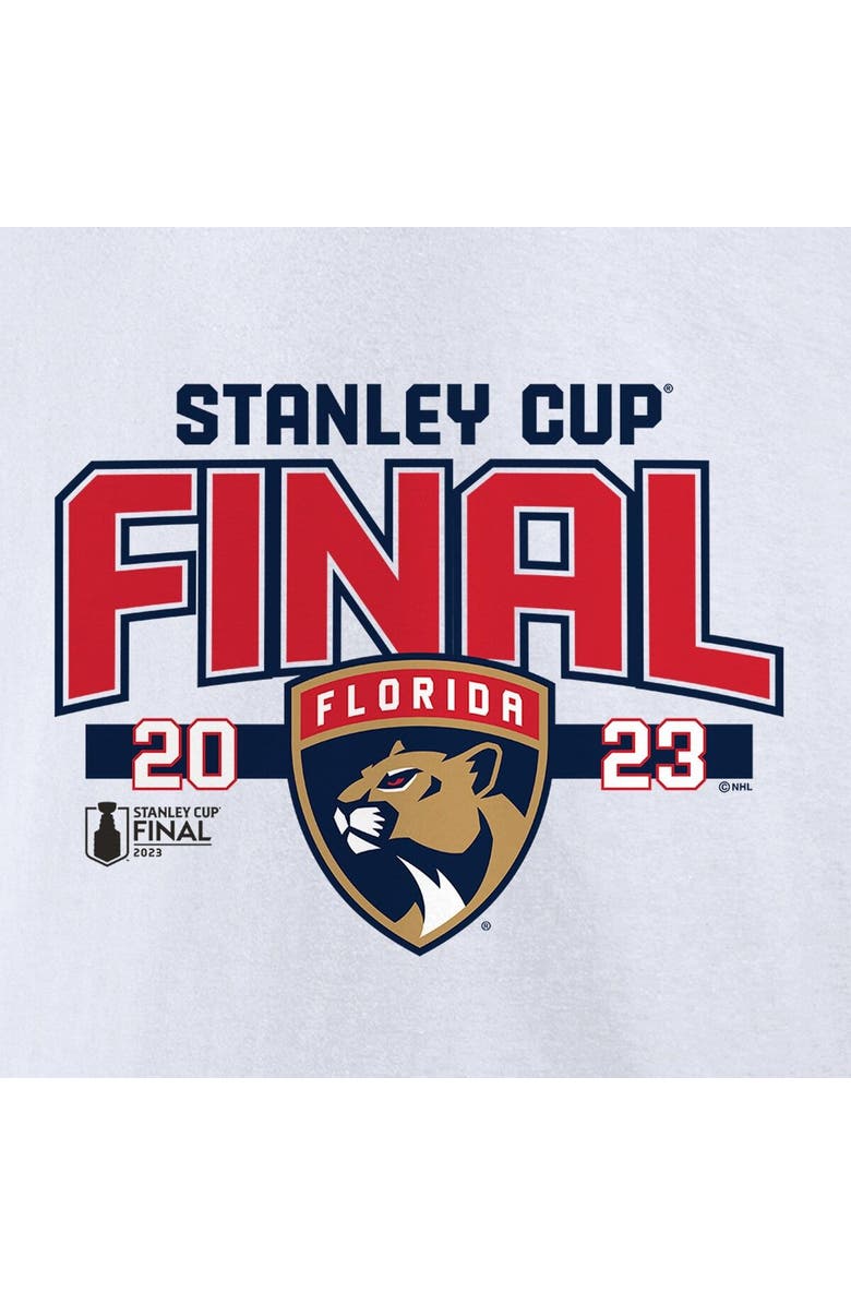 FANATICS Men's Fanatics Branded White Florida Panthers 2023 Stanley Cup Final Roster T-Shirt, Alternate, color,