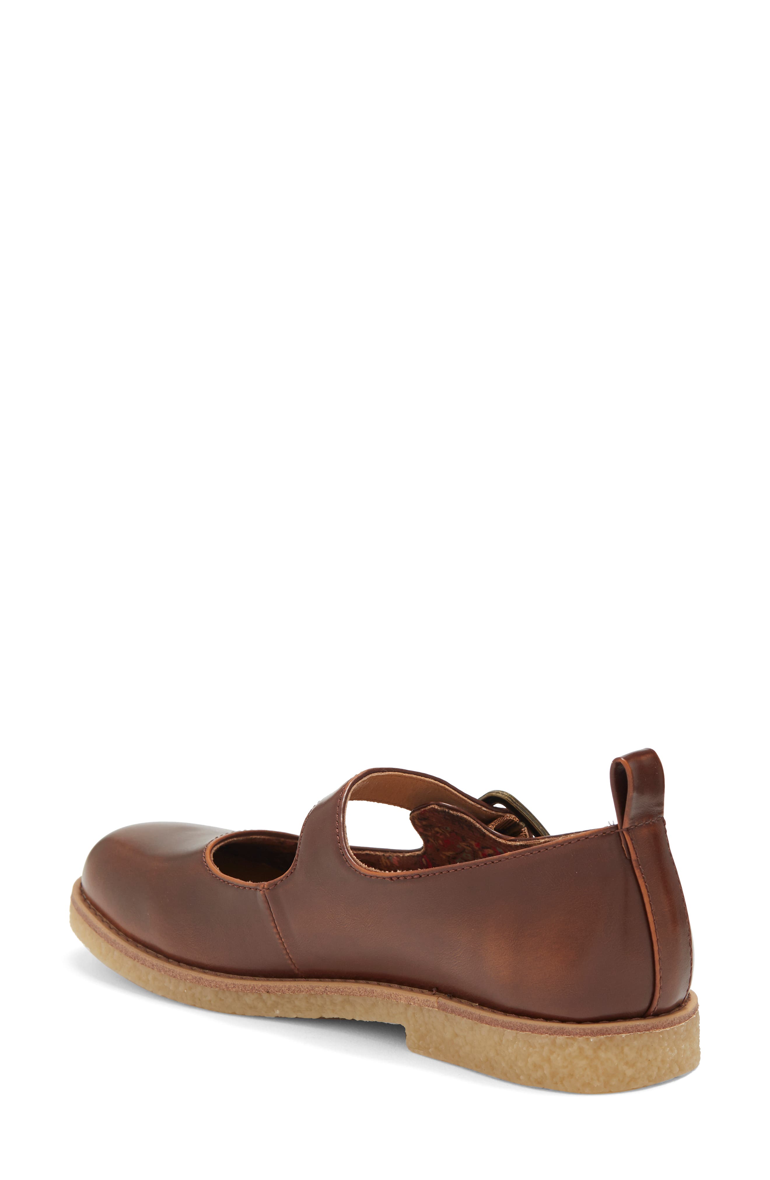 Lara Mary Jane Flat, Alternate, color, TAN BOX BRUSH