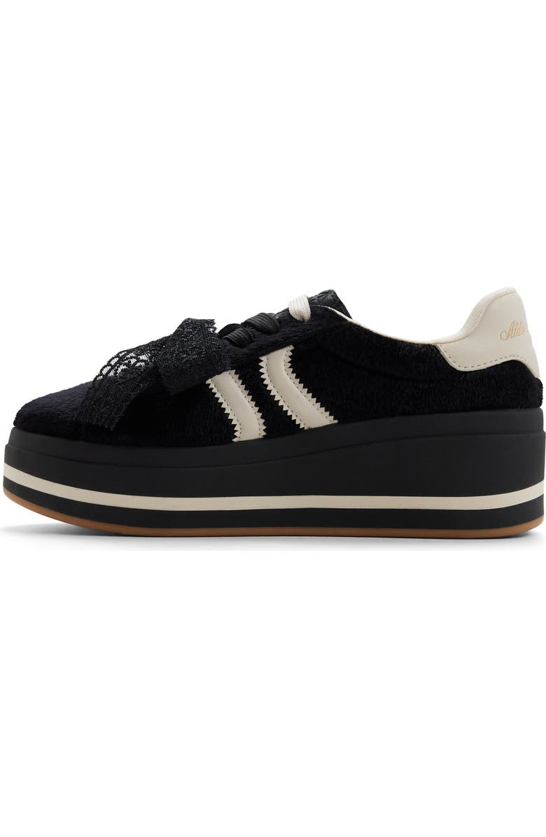 ALDO Paotlan Platform Sneaker, Alternate, color, Black/ White