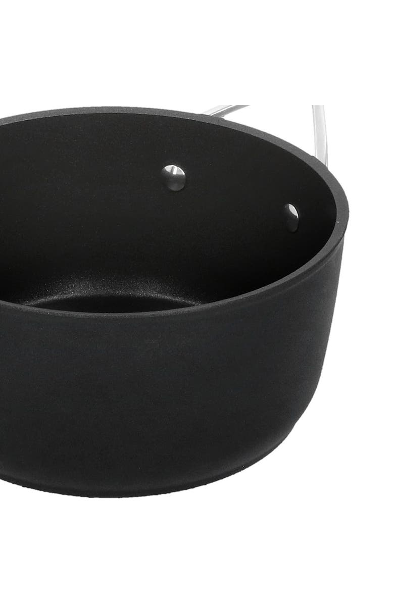 Demeyere Alu Pro 5 2-Quart Nonstick Aluminum Saucepan, Alternate, color, Black