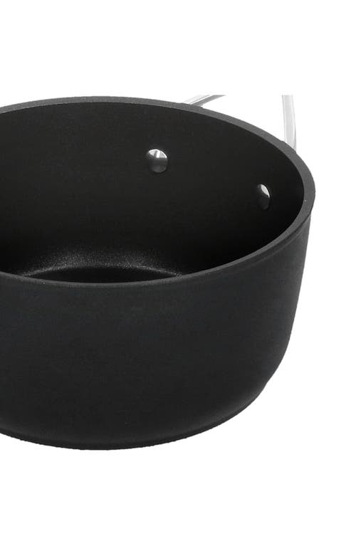 Demeyere Alu Pro 5 2-quart Nonstick Aluminum Saucepan In Black