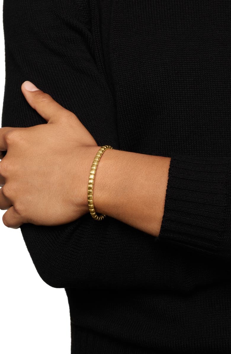 David Yurman Spiritual Beads Cushion Bracelet, 5mm, Alternate, color, 18K Gold