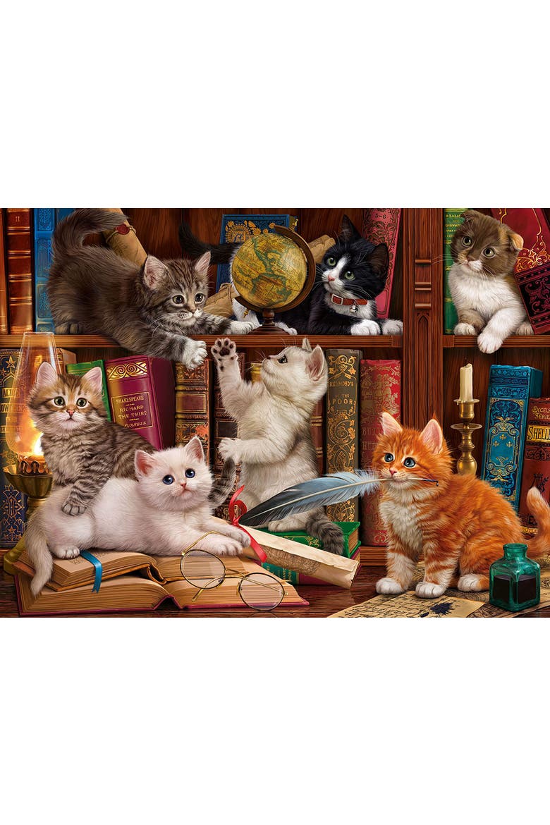 Library Kittens 1000 piece Jigsaw Puzzle for Adults, Alternate, color, Multicolor