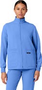JAANUU Ceri Women's 6-Pocket Classic Scrub Jacket