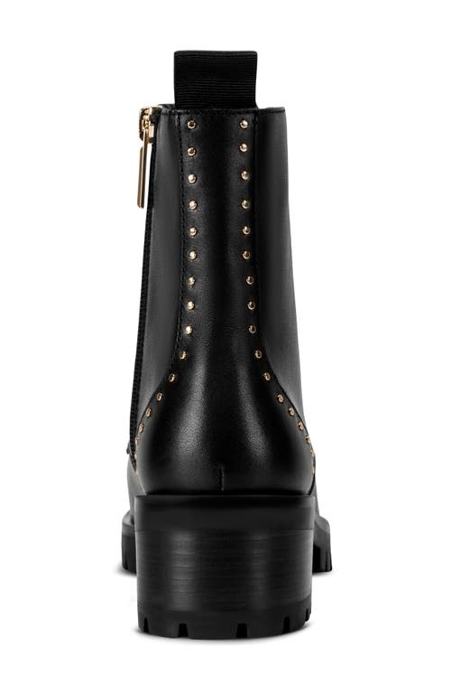 Karl Lagerfeld Paris Prue Combat Boot In Black