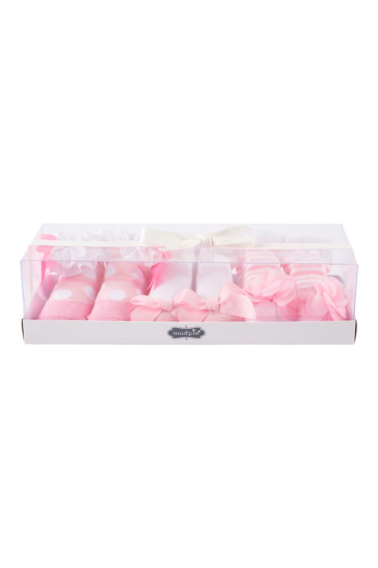 3-Pack Socks, Alternate, color, PINK