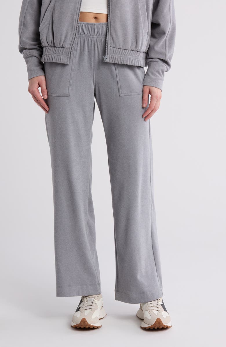 90 DEGREE BY REFLEX Daisy Wide Leg Pull-On Pants, Main, color, Weathervane