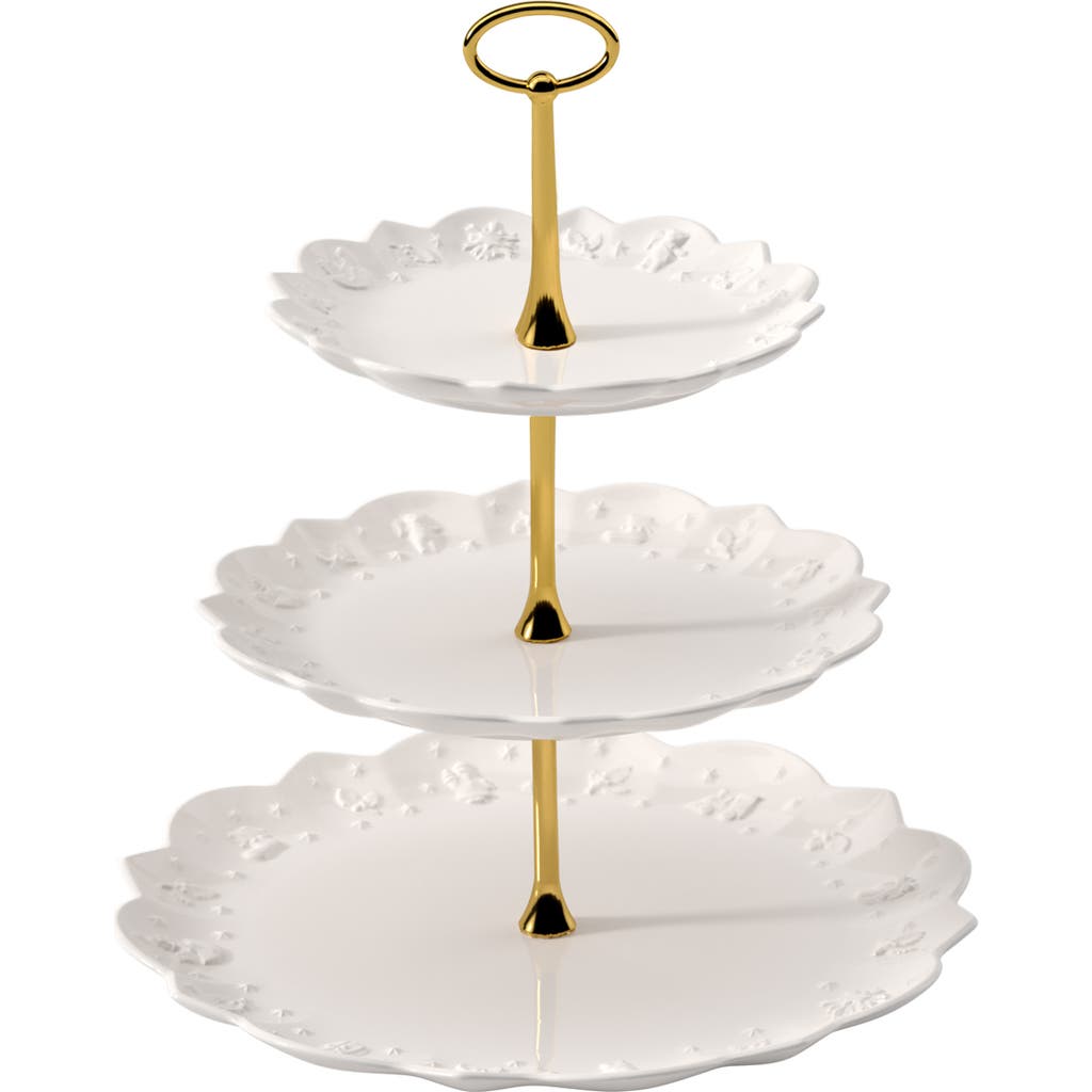 Villeroy & Boch Toy's Delight Royal Classic 3 Tier Server In White