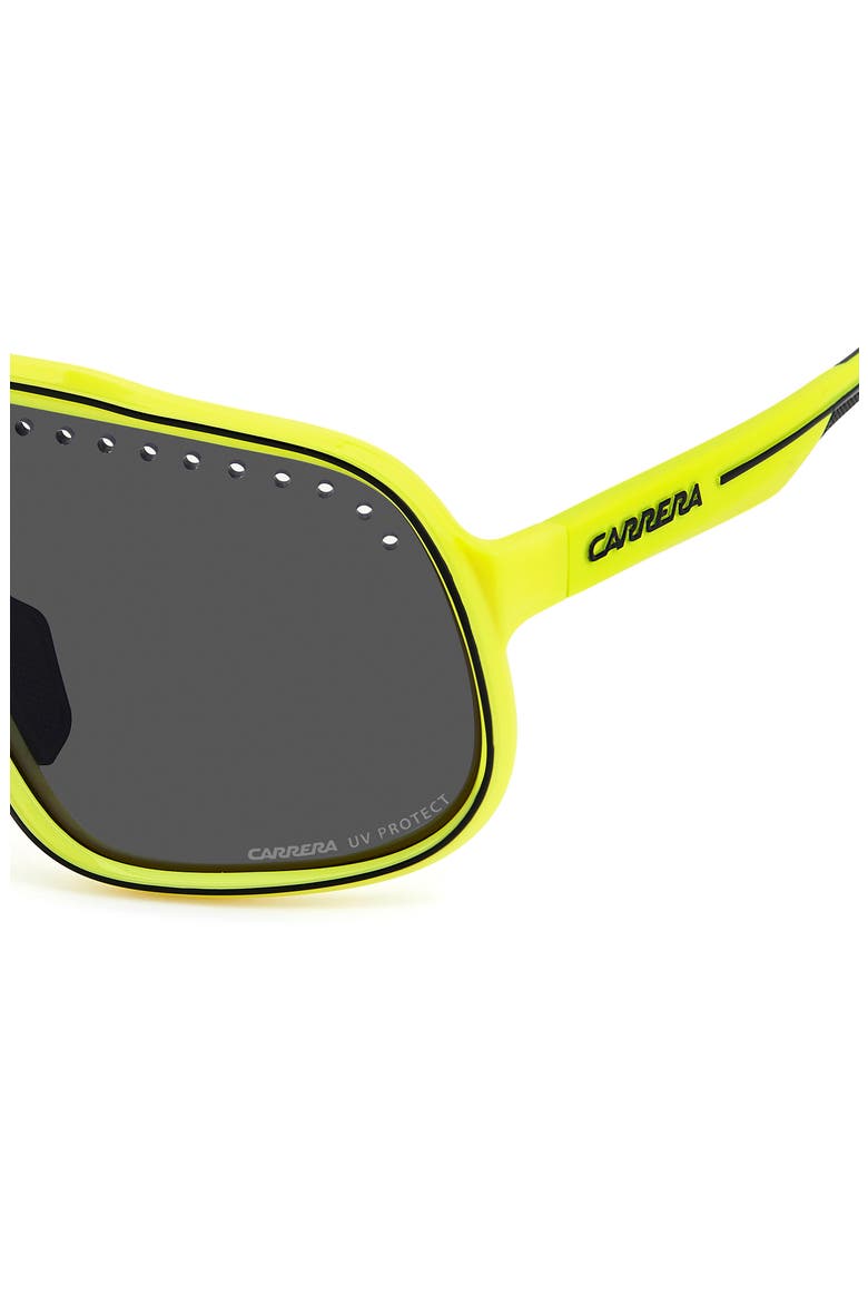C Sport 99mm Mask Shield Sunglasses, Alternate, color, YELLOW BLACK/ GREY