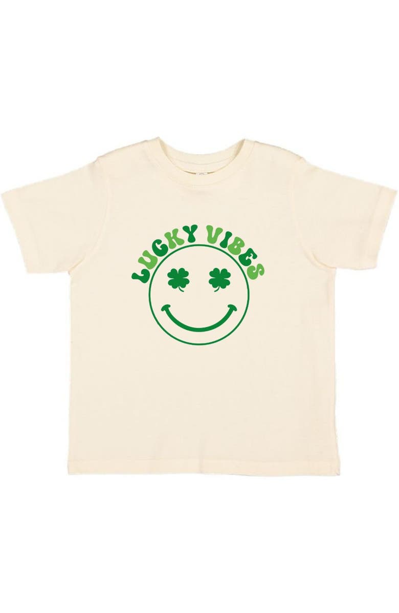 Sweet Wink Lucky Vibes St. Patrick's Day Short Sleeve T-Shirt, Main, color, 