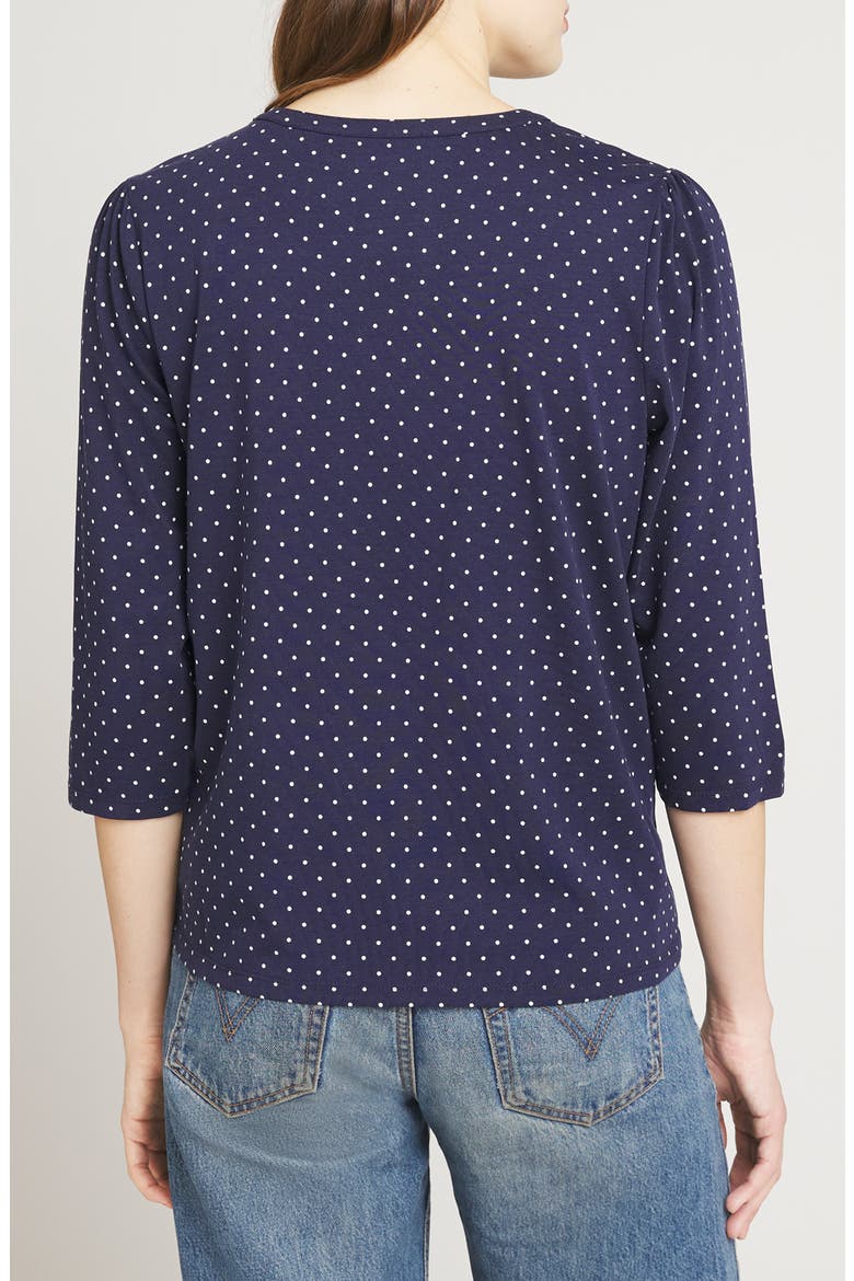 Pintuck Knit Top, Alternate, color, MEDIEVAL BLUE