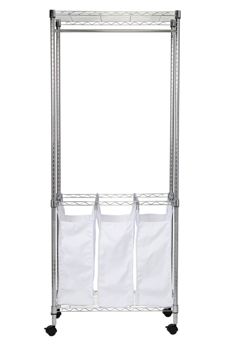 HONEY-CAN-DO Urban Triple Laundry Center, Main, color,