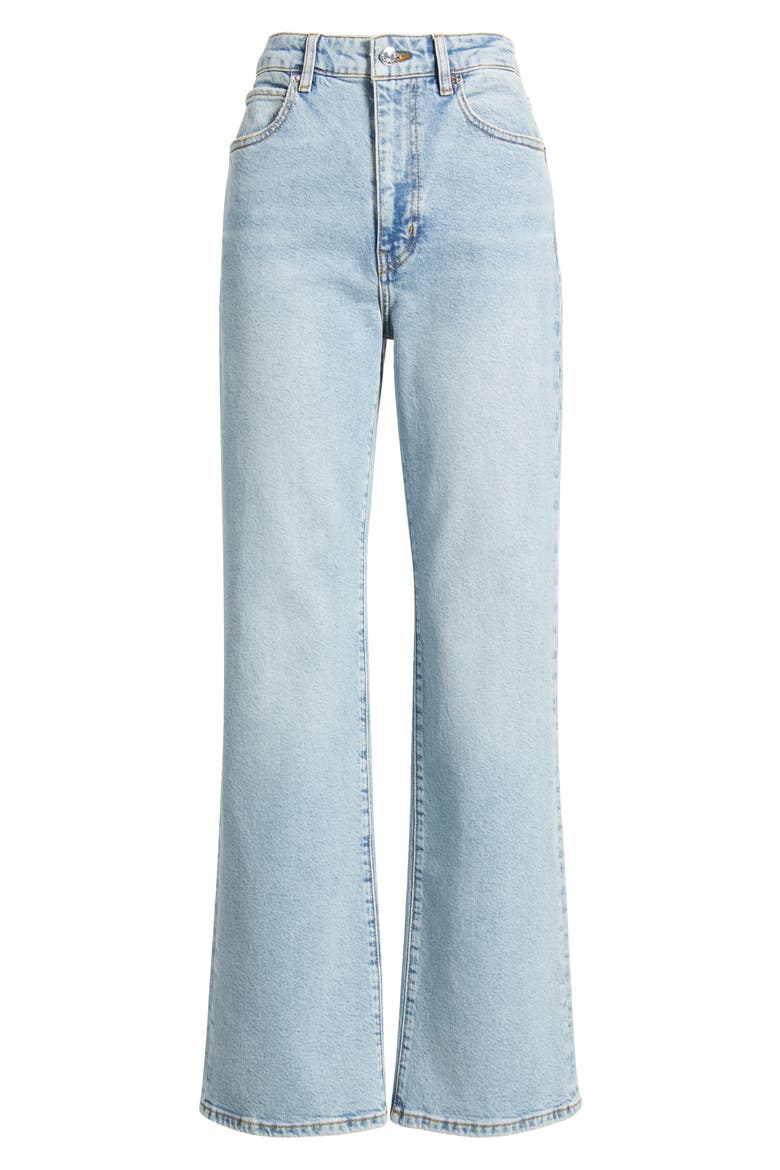 The Pixie Arrow High Waist Bootcut Jeans, Alternate, color, DOLLY