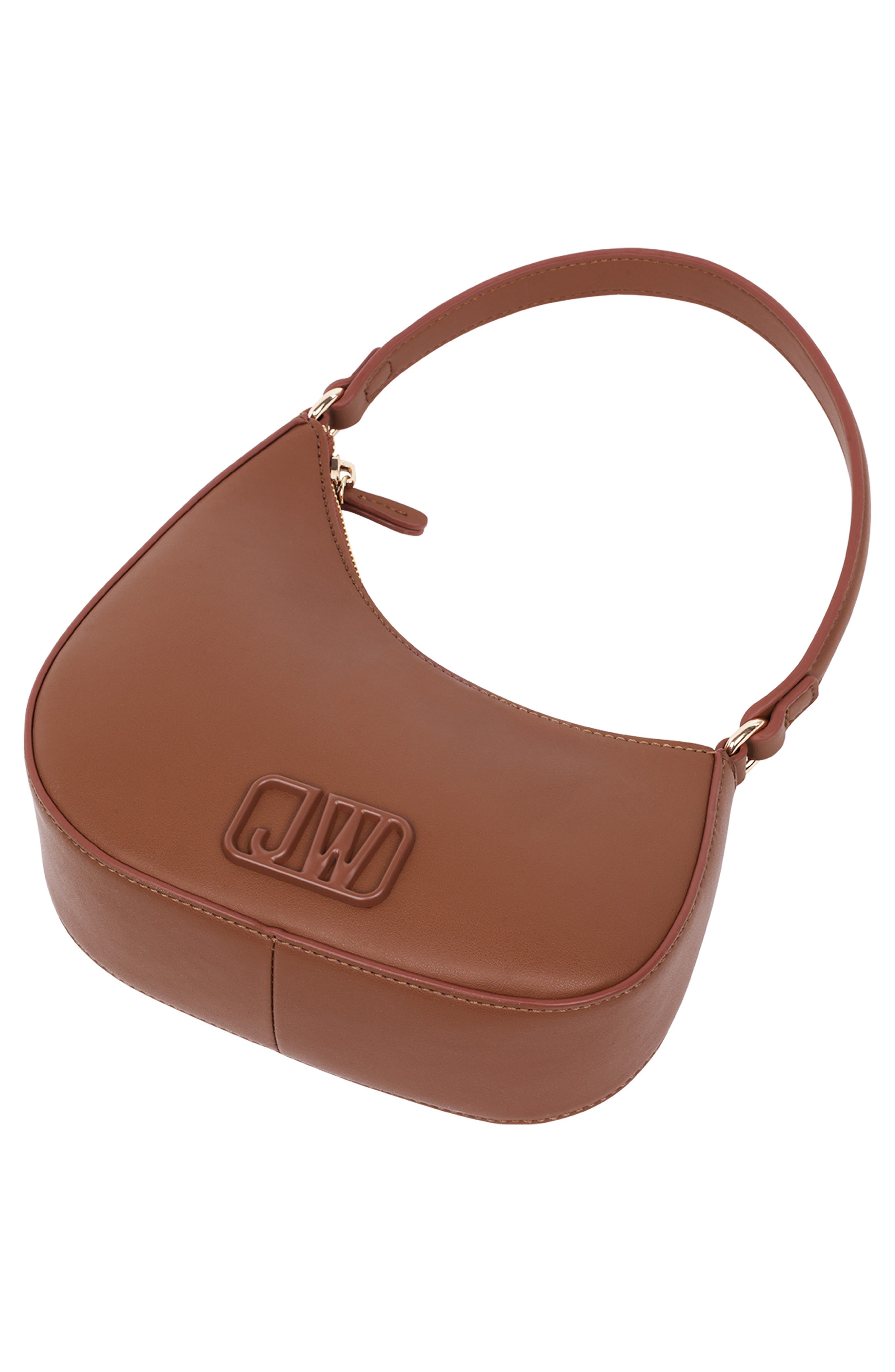 JASON WU Asymmetric Zip Top Handle Bag, Alternate, color, Brown