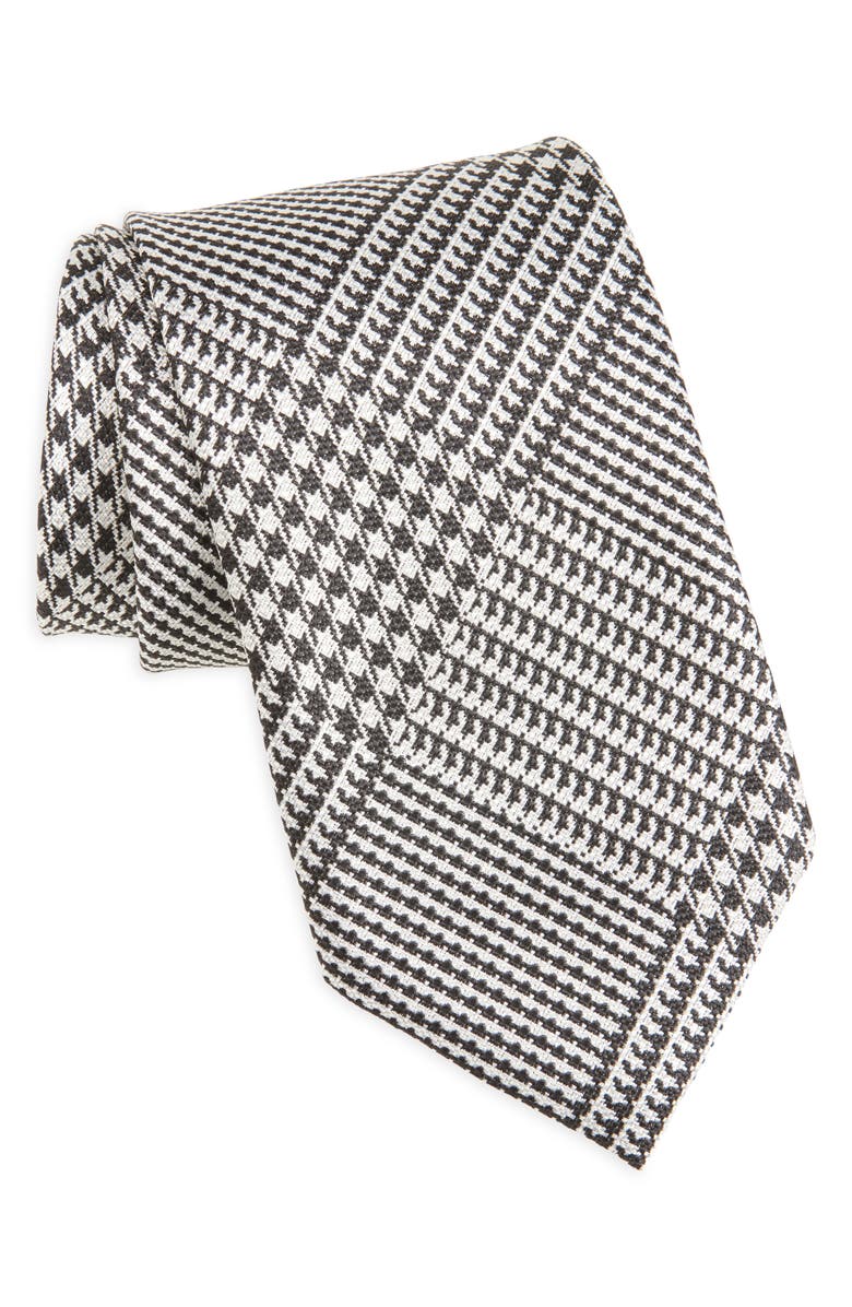 TOM FORD Glen Plaid Tie, Main, color,